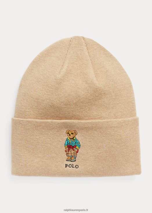 bonnet en coton polo bear 46T60T2460 Hommes Ralph Lauren chameau classique