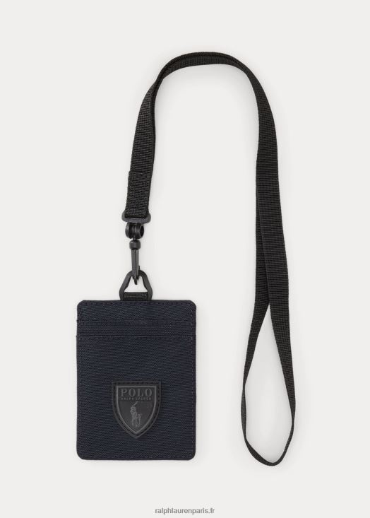 porte-cartes d'identité en toile 46T60T2412 Hommes Ralph Lauren marine