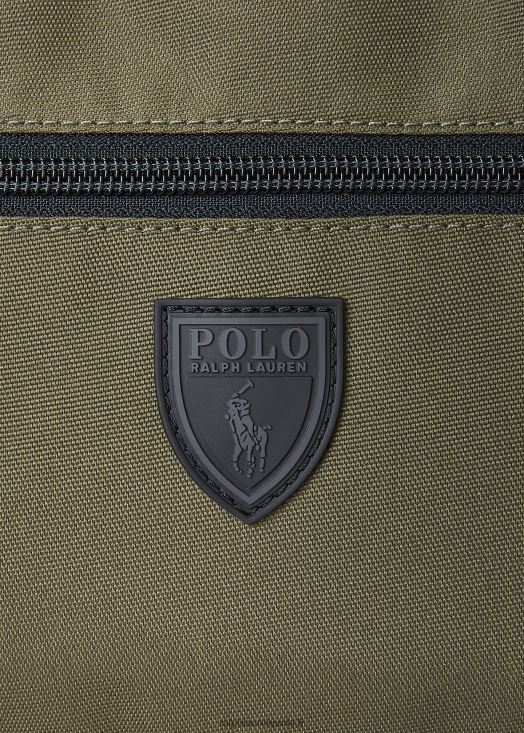 étui de voyage suspendu en toile 46T60T2560 Hommes Ralph Lauren olive