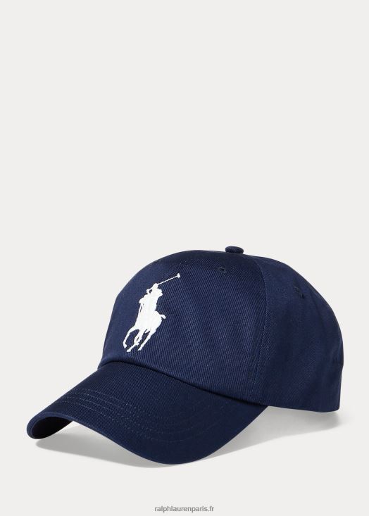 casquette chino big pony 46T60T5526 Hommes Ralph Lauren marine de newport