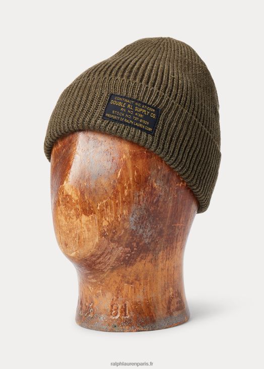 casquette de montre en coton 46T60T8891 Hommes Ralph Lauren olive terne