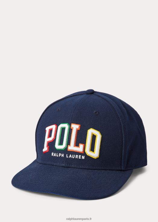 casquette à logo en sergé 46T60T2488 Hommes Ralph Lauren marine de newport