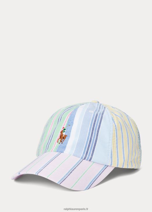 casquette oxford rayée 46T60T2362 Hommes Ralph Lauren funshirt multi