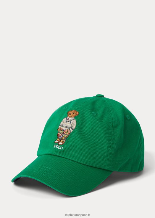 casquette polo bear en sergé 46T60T2485 Hommes Ralph Lauren billard vert