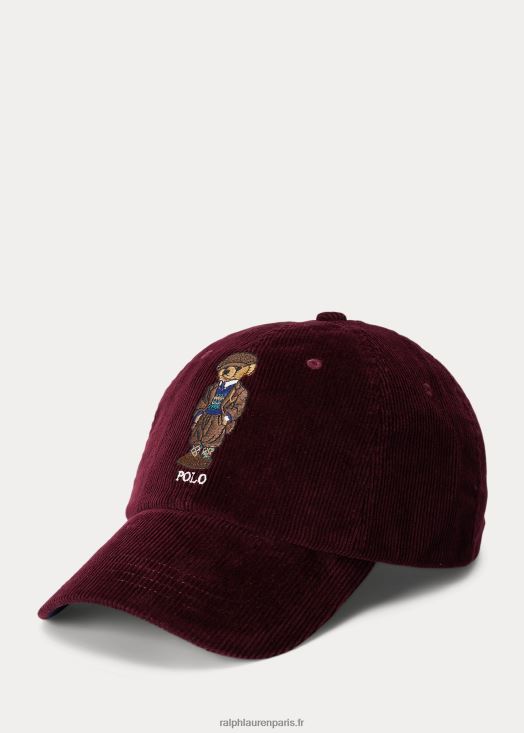 casquette polo bear en velours côtelé 46T60T2750 Hommes Ralph Lauren