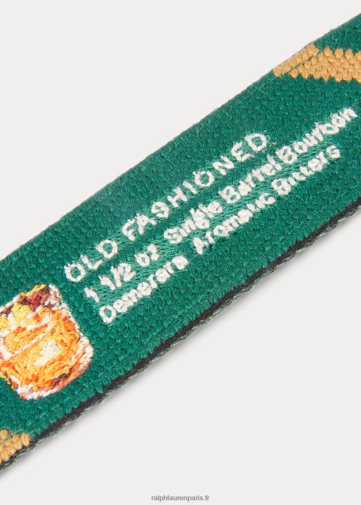 ceinture à l'aiguille polo bar 46T60T2580 Hommes Ralph Lauren vert
