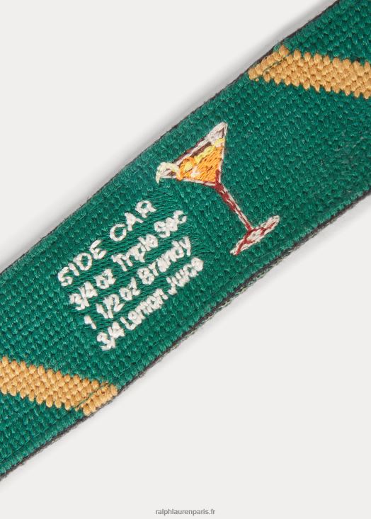 ceinture à l'aiguille polo bar 46T60T2580 Hommes Ralph Lauren vert