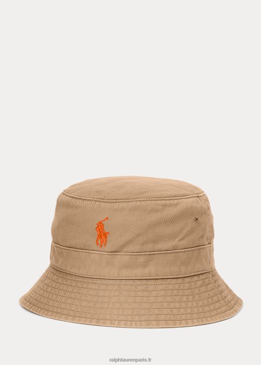 bob chino en coton 46T60T2289 Hommes Ralph Lauren bronzage d'expédition