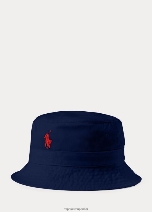 bob en coton 46T60T2252 Hommes Ralph Lauren marine de newport