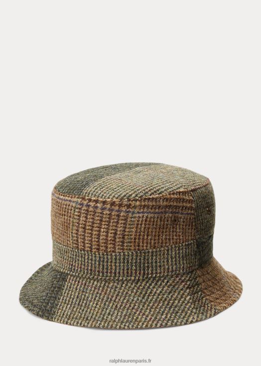 bob patchwork en tweed de laine 46T60T2740 Hommes Ralph Lauren multi patchwork