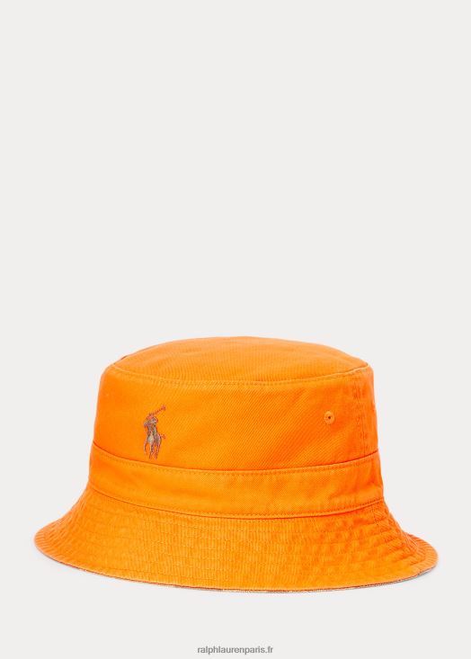 bob réversible à chevrons 46T60T2513 Hommes Ralph Lauren resort orange/camouflage multi