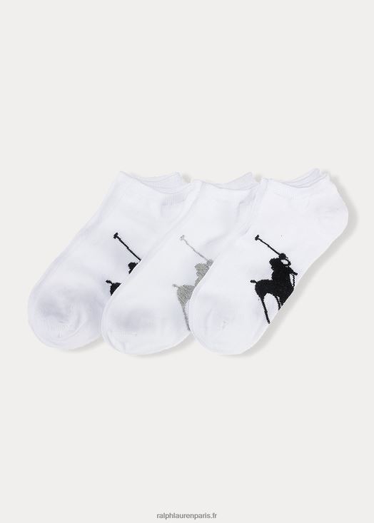 Lot de 3 paires de chaussettes Big Pony 46T60T8818 Hommes Ralph Lauren blanc