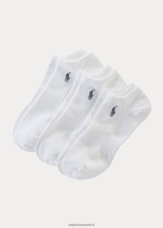 Lot de 3 paires de chaussettes de sport 46T60T8808 Hommes Ralph Lauren blanc