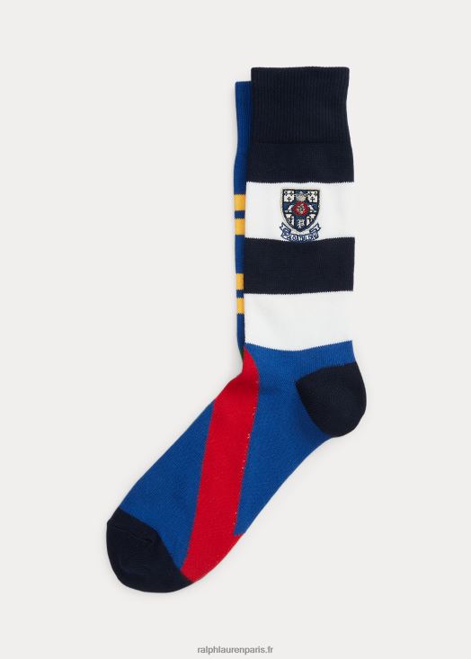 chaussettes dépareillées rayées à écusson 46T60T2372 Hommes Ralph Lauren multi