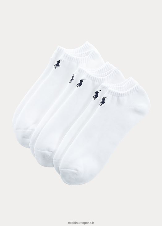 lot de 3 paires de chaussettes basses 46T60T8801 Hommes Ralph Lauren blanc