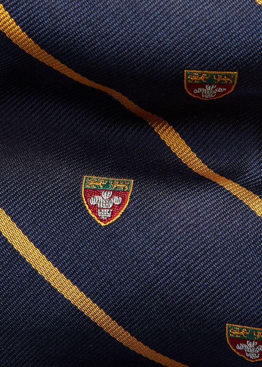 cravate club en soie à rayures 46T60T2209 Hommes Ralph Lauren marine
