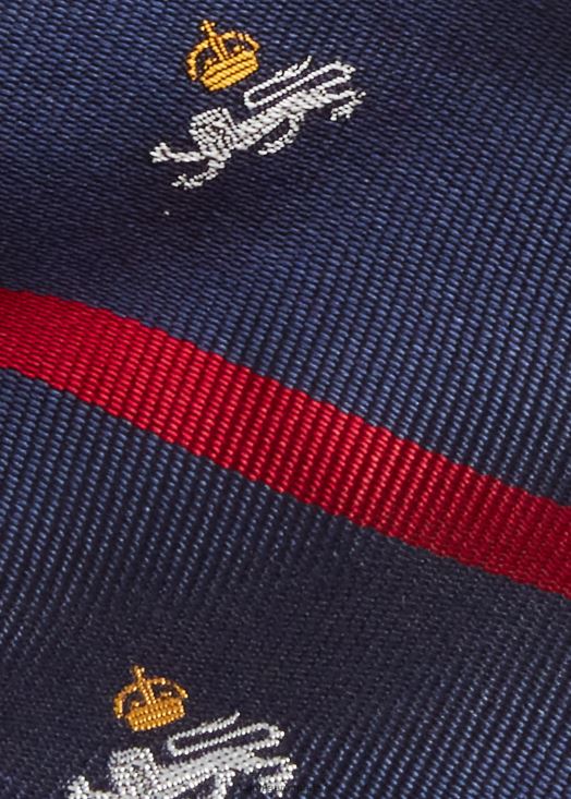 cravate club rayée en soie repp 46T60T2270 Hommes Ralph Lauren marine