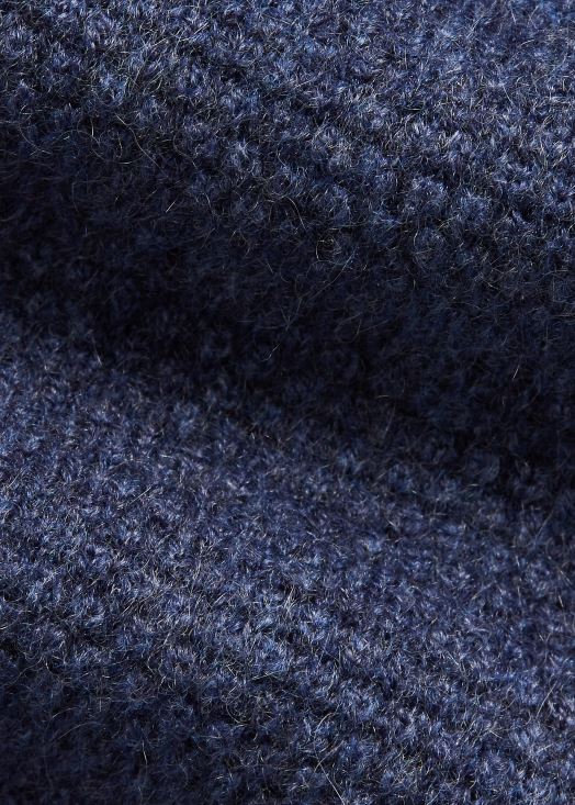 cravate en cachemire 46T60T8963 Hommes Ralph Lauren bleu de nîmes foncé chiné