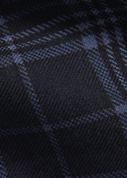 cravate en cachemire et soie à imprimé tartan 46T60T8928 Hommes Ralph Lauren bleu marine/poussière