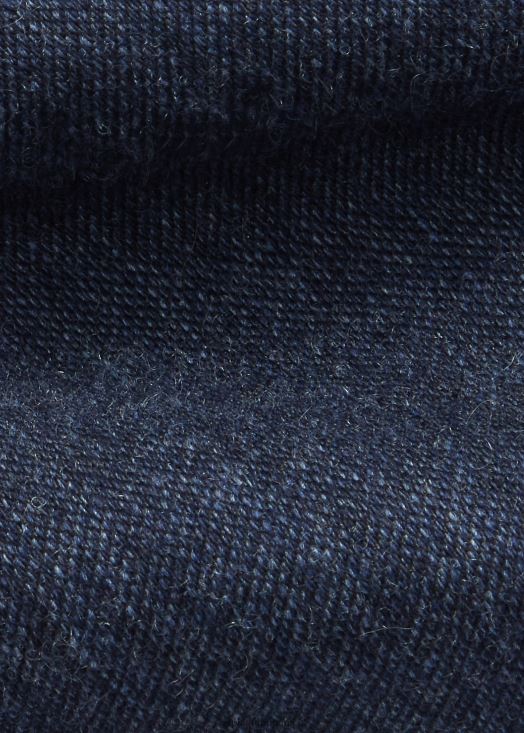 cravate en cachemire et soie à tissage de tiques 46T60T8964 Hommes Ralph Lauren marine