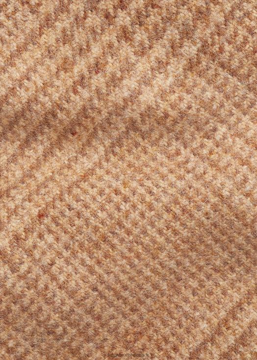 cravate en laine Prince de Galles 46T60T8927 Hommes Ralph Lauren camel/marron