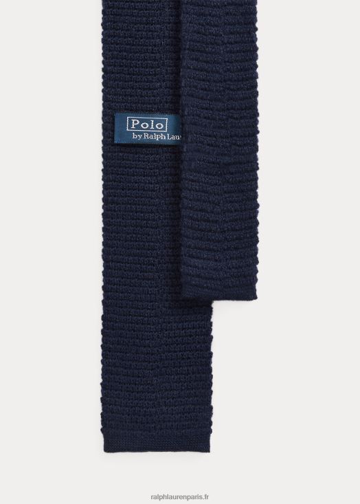 cravate en laine tricotée 46T60T2525 Hommes Ralph Lauren marine