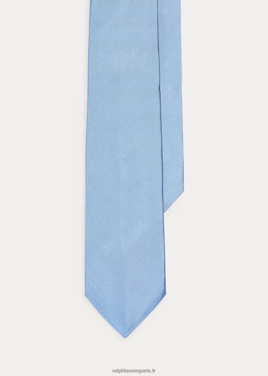 cravate en peau de soie 46T60T2674 Hommes Ralph Lauren bleu clair