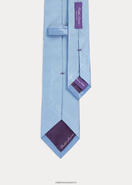 cravate en peau de soie 46T60T2674 Hommes Ralph Lauren bleu clair
