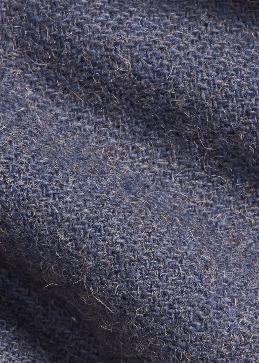 cravate en poil de chameau tressé 46T60T8946 Hommes Ralph Lauren pierre bleue