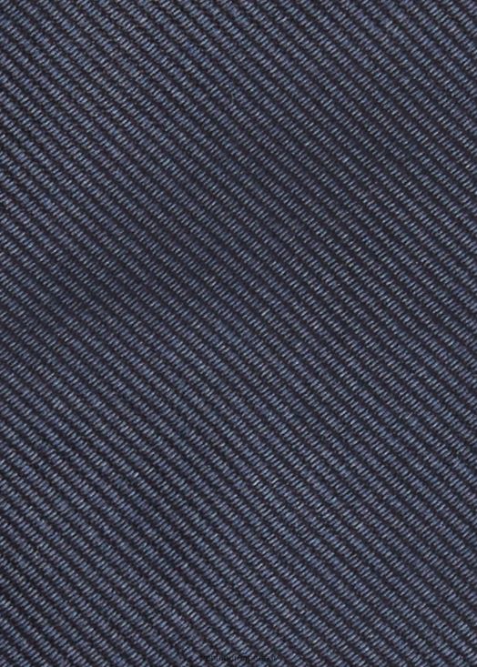 cravate en reps de soie 46T60T2255 Hommes Ralph Lauren marine