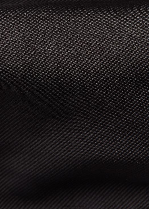 cravate en reps de soie 46T60T2256 Hommes Ralph Lauren noir