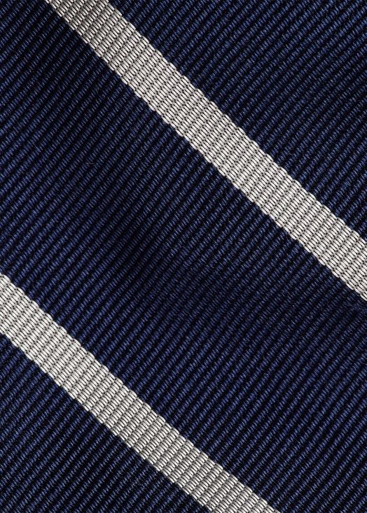 cravate en reps de soie à rayures 46T60T2261 Hommes Ralph Lauren marine/blanc