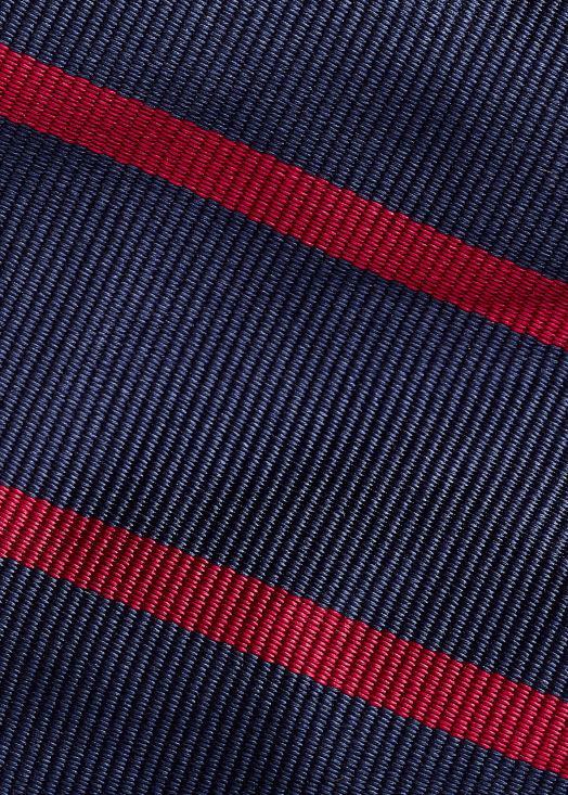 cravate en reps de soie à rayures 46T60T2267 Hommes Ralph Lauren marine/rouge