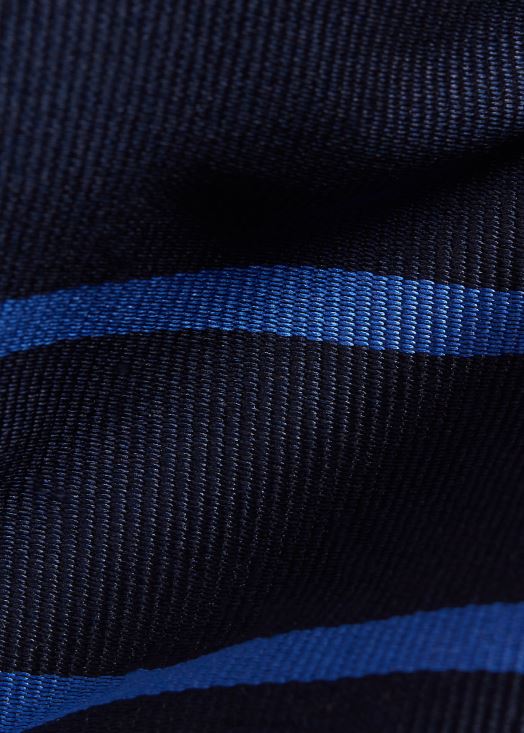 cravate en reps de soie à rayures 46T60T2531 Hommes Ralph Lauren marine/royal