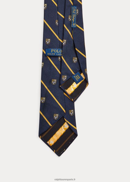 cravate en soie d'inspiration vintage 46T60T2772 Hommes Ralph Lauren