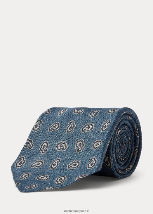 cravate en soie géométrique pin fait main 46T60T8829 Hommes Ralph Lauren