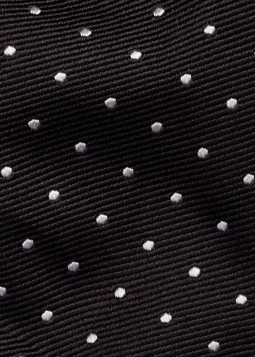 cravate en soie à pois 46T60T2273 Hommes Ralph Lauren noir blanc