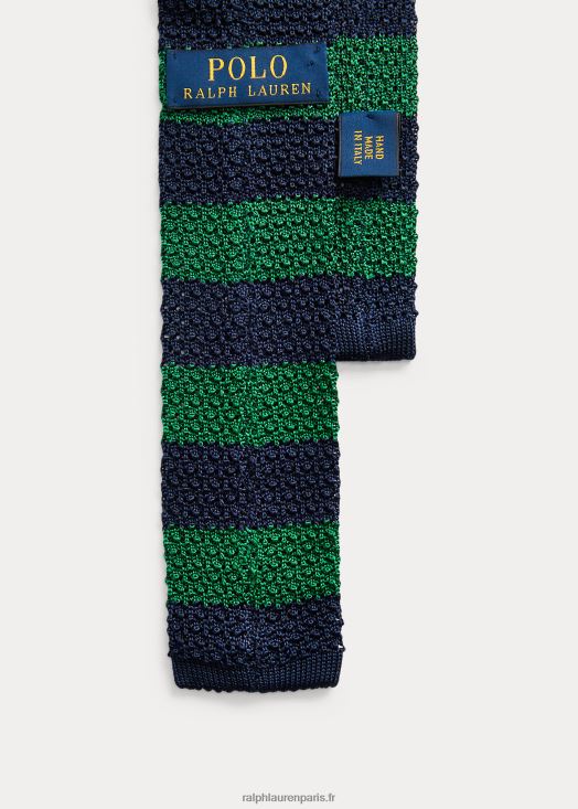 cravate en soie à rayures 46T60T2264 Hommes Ralph Lauren marine/vert