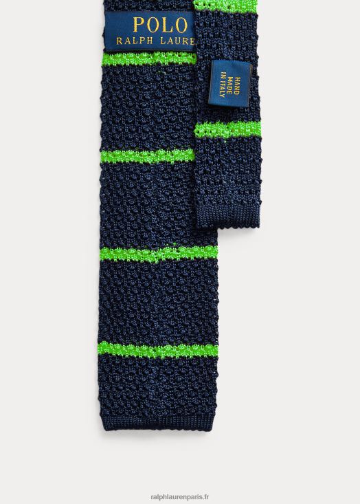 cravate en soie à rayures 46T60T2282 Hommes Ralph Lauren marine/vert