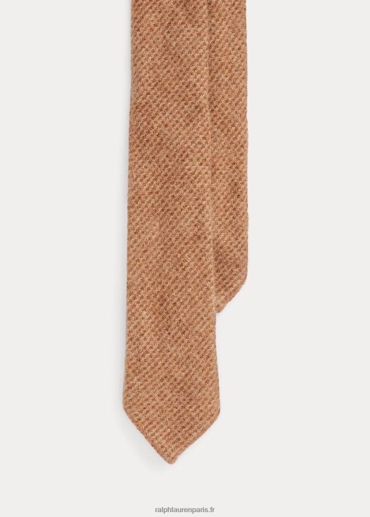 cravate en tweed de laine brossée 46T60T8922 Hommes Ralph Lauren camel/marron