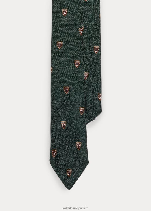 la cravate club de la collection morehouse 46T60T2640 Hommes Ralph Lauren vert