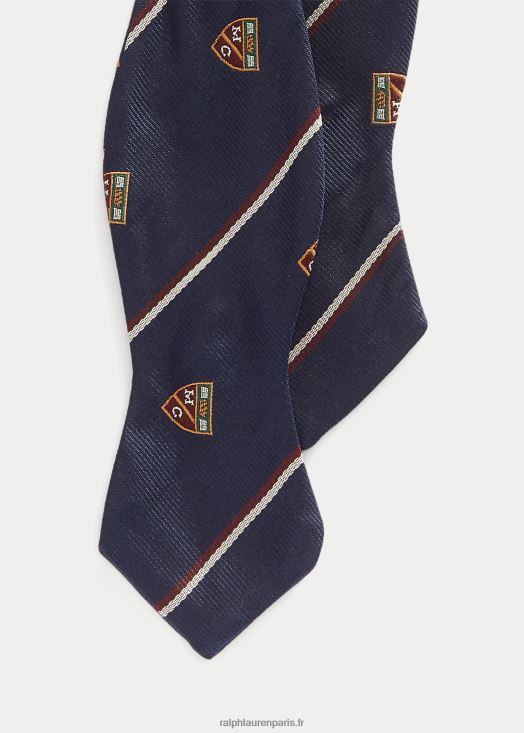 le nœud papillon du club de la collection morehouse 46T60T2638 Hommes Ralph Lauren marine