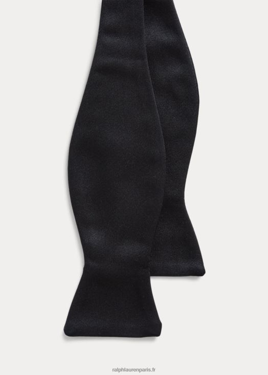 noeud papillon en satin de soie 46T60T2687 Hommes Ralph Lauren noir