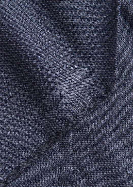 foulard en cachemire et soie Prince de Galles 46T60T8945 Hommes Ralph Lauren bleu marine/poussière