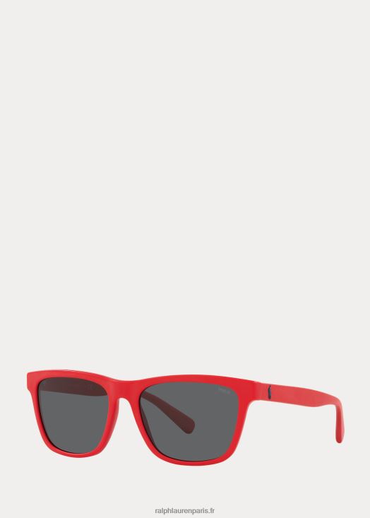 lunettes de soleil de magasin de couleur 46T60T2628 Hommes Ralph Lauren rouge mat