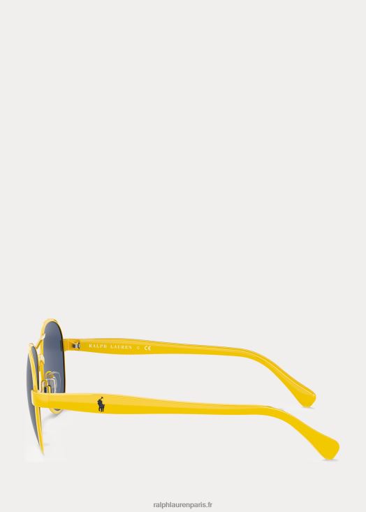 lunettes de soleil pilote color shop 46T60T2631 Hommes Ralph Lauren jaune brillant
