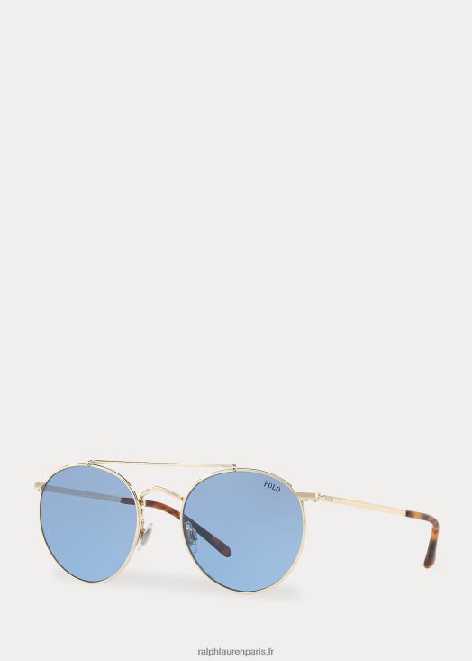 lunettes de soleil prince street 46T60T8787 Hommes Ralph Lauren or