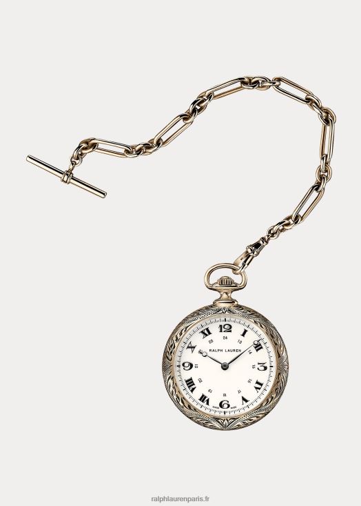 montre de poche en or rose 50 mm 46T60T2842 Hommes Ralph Lauren