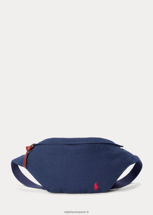 sac banane en toile 46T60T5251 Hommes Ralph Lauren marine de newport