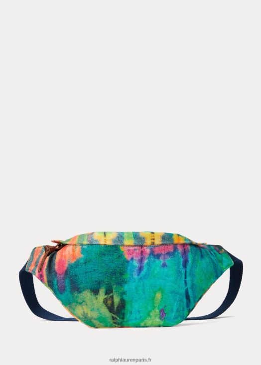 sac banane en toile tie-dye 46T60T8748 Hommes Ralph Lauren colorant de cravate